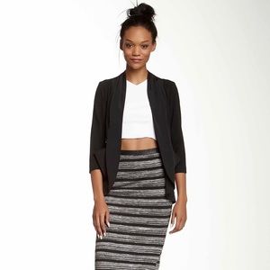 Lace Trim Midi Skirt